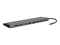 T'nB 12-in-1 - Station d'accueil - USB-C - VGA, HDMI, DP - 1GbE