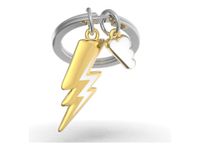 Metalmorphose - Porte-clés - éclair et son nuage