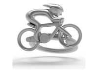 Metalmorphose - Porte-clés - cycliste