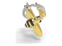 Metalmorphose - Porte-clés - abeille et son essaim