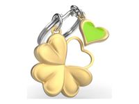 Metalmorphose - Porte-clés trèfle à quatre feuille