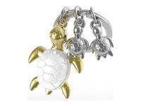 Metalmorphose - Porte-clés - tortue et ses 2 petits