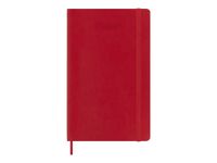 Moleskine Classic - Agenda semainier - 18 mois - 130 x 210 mm - couverture rouge écarlate