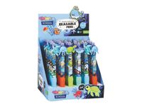 Colorino School - Stylo à bille effaçable monde marin - encre gel - bleu - avec gomme