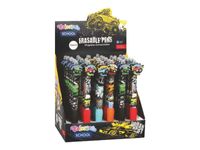 Colorino School - Stylo à bille effaçable monster truck - encre gel - bleu - avec gomme