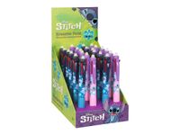 CoolPack Disney - Stylo bille 4 couleurs effaçable Stitch - avec gomme