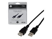 MCL Samar - Rallonge de câble USB - USB (F) pour USB (M) - USB 2.0 - 5 m