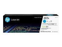 HP 222X - cyan - cartouche laser d'origine