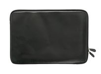 Quo Vadis - Housse ordinateur - Satiny - Noir - 37x26x1,5 cm - Cuir pleine fleur de vachette - 1 compartiment(s)