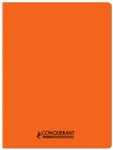 Conquérant Classique - Cahier polypro 24 x 32 cm - 96 pages - petits carreaux (5x5) - Orange