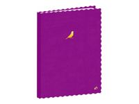 Exacompta - Carnet de notes - 15 x 21 cm - 48 feuilles / 96 pages - couverture violette