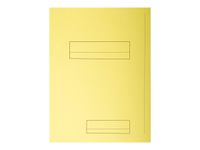 Exacompta Nature Future Jura 250 - Chemise à 2 rabats - pour A4 - capacité : 200 feuilles - jaune (pack de 50)