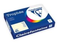Clairefontaine Trophée - Papier couleur - A3 (297 x 420 mm) - 80 g/m² - 500 feuilles - ivoire