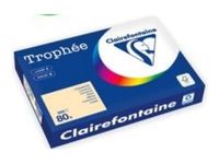 Clairefontaine Trophée -  Papier couleur - A3 (297 x 420 mm) - 80 g/m² - 500 feuilles - chamois