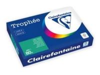 Clairefontaine Trophée - Papier couleur - A3 (297 x 420 mm) - 80 g/m² - 500 feuilles - vert forêt