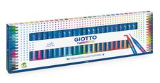 GIOTTO Turbo Pro - boite 30 feutres double pointe couleurs assorties