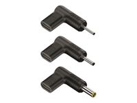 NGS BUD-SM - Kit adaptateur de connecteur d'alimentation - Alimentation USB (100 W) - noir