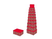 Boîtes cadeaux Noël XMAS – Set de 10 boîtes cadeaux