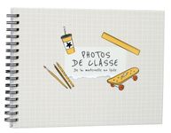 Album photos à spirales ERICA "Mes Photos de classe" pour 40 photos 22 x 29,5 cm coloris nude