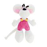Peluche Diddl en salopette Rose 30cm