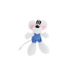 Porte-clés peluche Diddl en salopette Bleue 15cm
