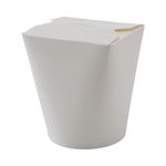 500 Pots plats chauds blanc - 500 ml 