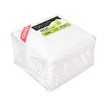 3000 serviettes blanches 30 x 30 cm