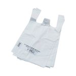 500 Sacs bretelles multi usage blanc - 26 + 12 x 45 cm