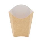 250 Cornets à frites GM Kraft blanc - 133 (L) x 170 (H) mm