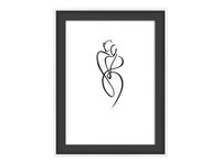 Walther Silhouette - Cadre photo - 10 x 15 cm - bois - noir