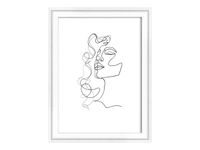 Walther Silhouette - Cadre photo - 13 x 18 cm - rectangulaire - blanc