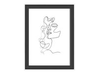 Walther Silhouette - Cadre photo - 13 x 18 cm - bois - noir