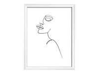 Walther Silhouette - Cadre photo - 15 x 20 cm - bois - blanc