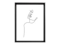 Walther Silhouette - Cadre photo - 18 x 24 cm - bois - noir