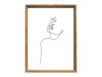 Walther Silhouette - Cadre photo - 18 x 24 cm - bois - naturel