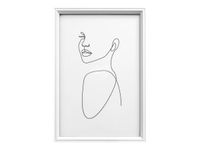 Walther Silhouette - Cadre photo - 20 x 30 cm - bois - blanc