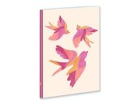 BLUE ART Summer Breeze - Carnet de notes premium - 148 x 210 mm - oiseau