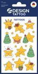 12 tatouages étoiles de Noël