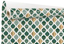 Rouleau papier cadeau kraft - 0,69 x 25 m - winston vert