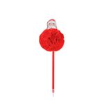 Stylo pompon Noël - Peluche et PU - couleurs assorties - Viquel