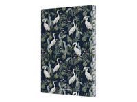 Oberthur Malaga - Cahier de notes - A5 (148 x 210 mm) - 100 feuilles / 200 pages - papier ivoire - doublé