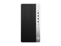 HP ProDesk 600 G4 - Unité centrale reconditionné Grade B - RAM 8 Go - SSD 256 Go - Win 11 - noir et argent