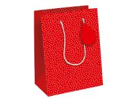 Clairefontaine Romance - Sac cadeau moyen 21,5 x 10,2 x 25,3 cm - rouge