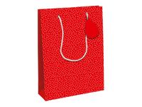 Clairefontaine Romance - Sac cadeau grand 26,5 x 14 x 33 cm - rouge