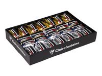 Clairefontaine - Ruban d'emballage cadeau - 0.7 cm x 10 m - métallique - or, argent