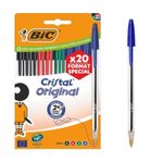 BIC - Stylo bille Cristal Original - assortiment x20
