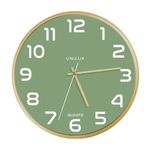 Horloge Baltic Unilux - fond vert