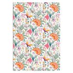 Carnet A5 Bahia - ligné - fleurs corail - Oberthur