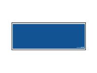 Pickup - Panneau rouge sans texte - 330 x 120 mm