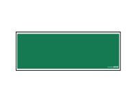 Pickup - Panneau vert sans texte - 330 x 120 mm